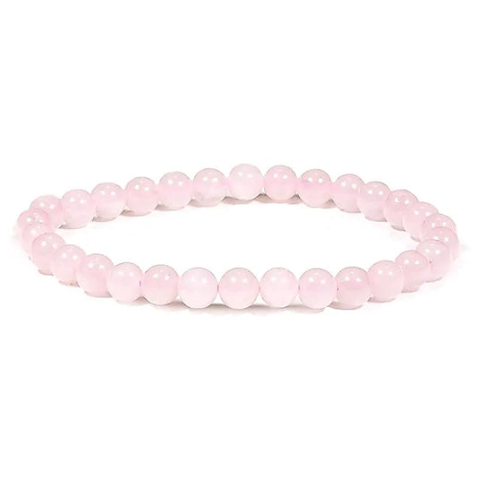 Armband rozenkwarts Diameter kraal cm ±0.5