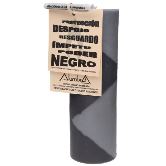Handmade Colored Candle – Black & Protection