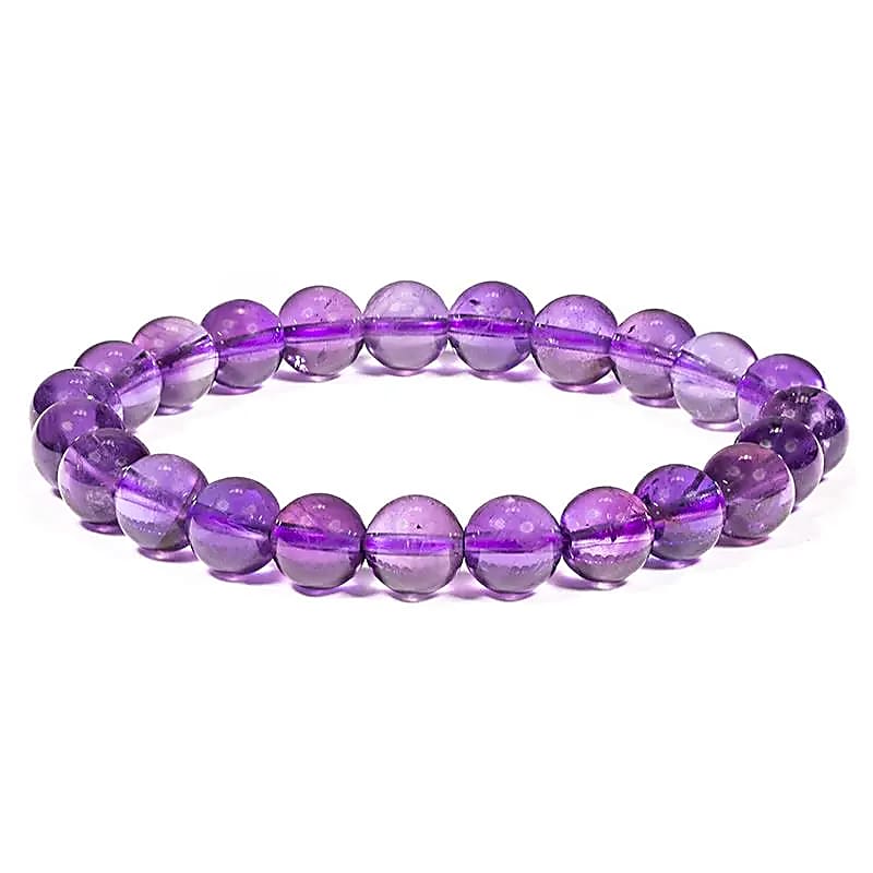Armband amethist Diameter kraal cm ±0.8