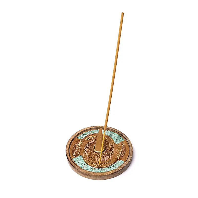 Wierookhouder Dromenvanger | Met Amazoniet | Amstercharmed