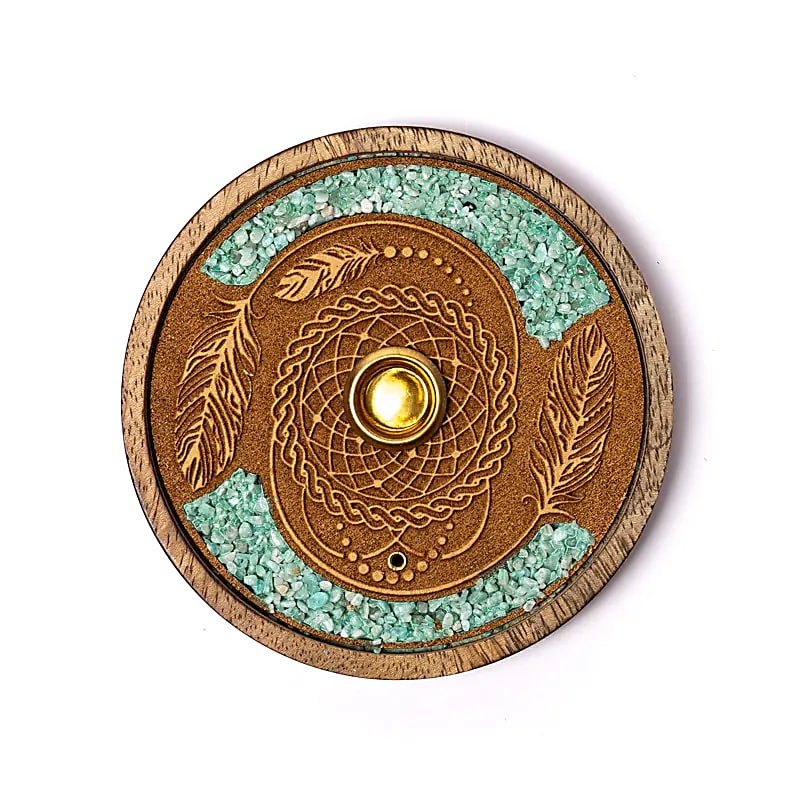 Wierookhouder Dromenvanger | Met Amazoniet | Amstercharmed