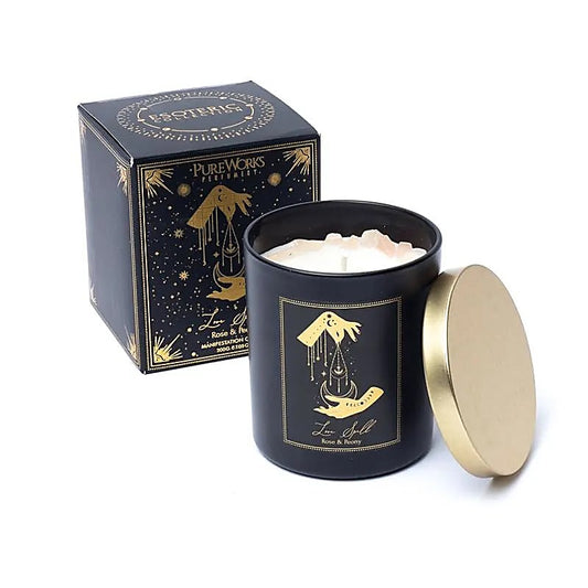Manifestation Candle Love Spell in glass with lid