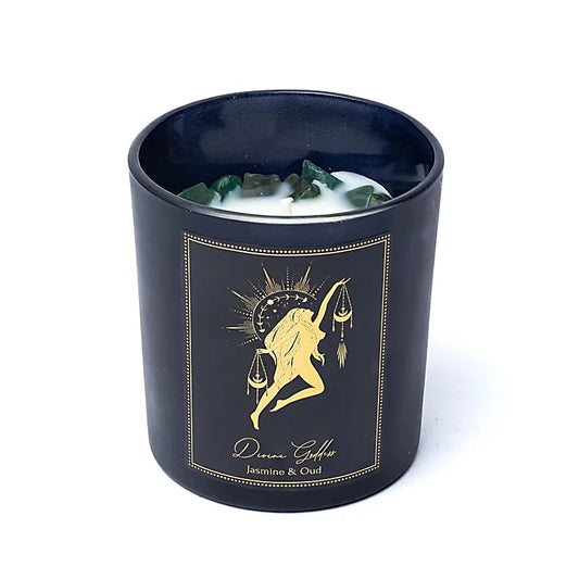 Manifestation Candle Divine Goddess in Glass