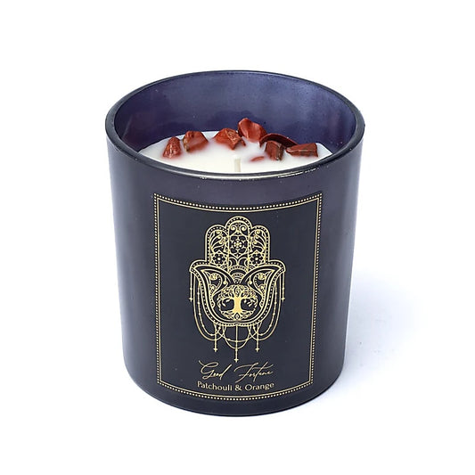 Good Fortune Manifestation Candle in glass