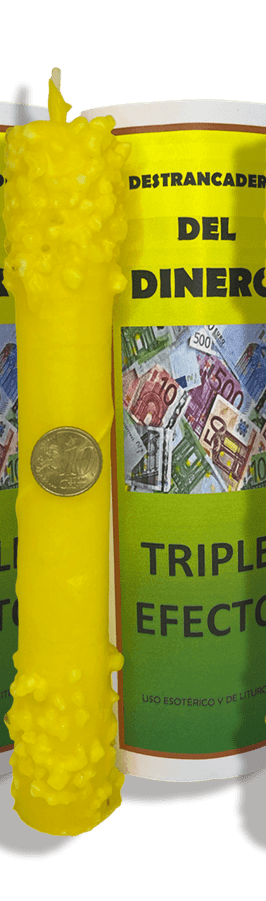 Money Unblocking Ritual Candle — Remove Financial Blockages