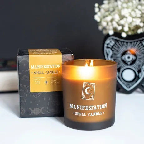 Manifestation Spell Candle met Kaneel & Kruidnagel