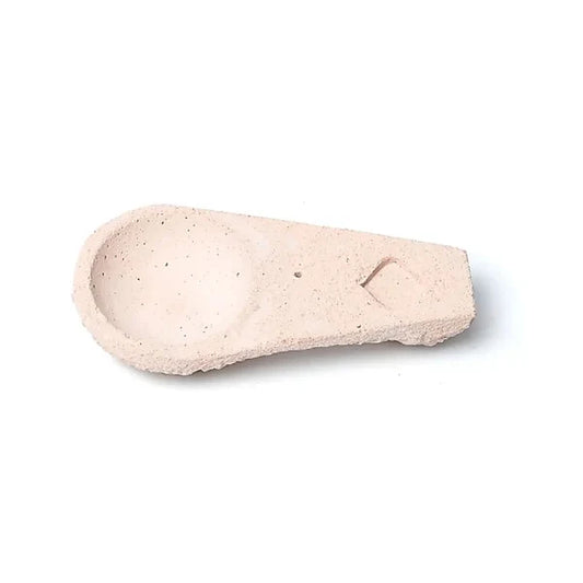 Sagrada Madre Wierookbrander Cement Pastelroze Handgreep 9 cm Kom Ø 8 cm