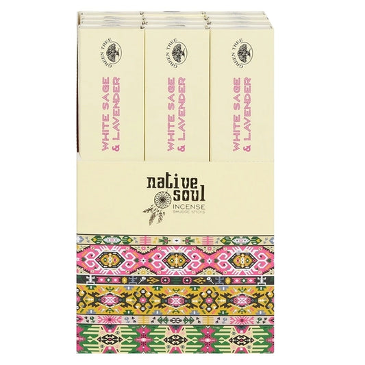 Native Soul White Sage & Lavender wierookstokjes