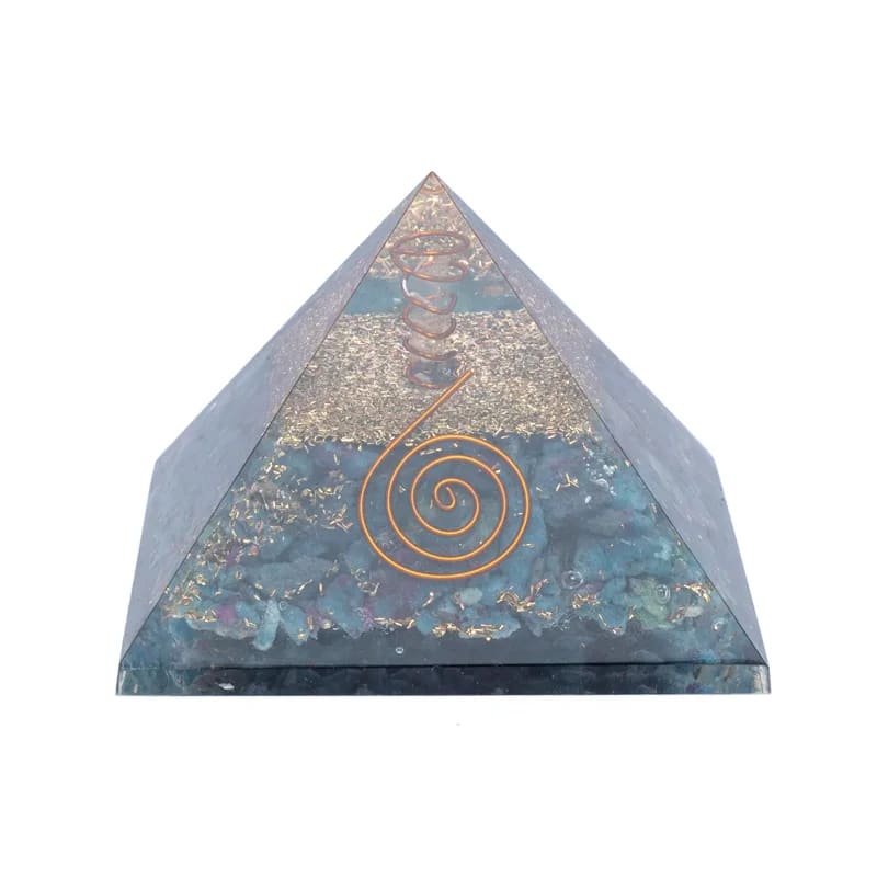 Orgoniet Piramide Robijn & Kyaniet | Passie & Helderheid | 7,5cm