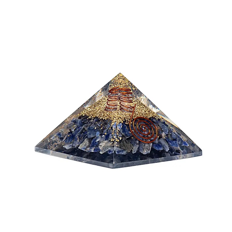 Orgoniet Piramide Sodaliet | Maan & Sterren | 7,5cm