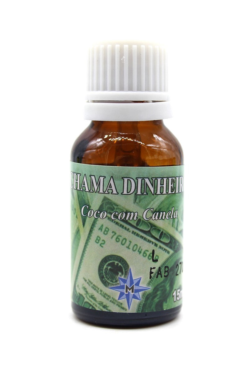 Essência Mandala Chama Dinheiro 15ml – Kokos & Kaneel voor Geldaantrekking