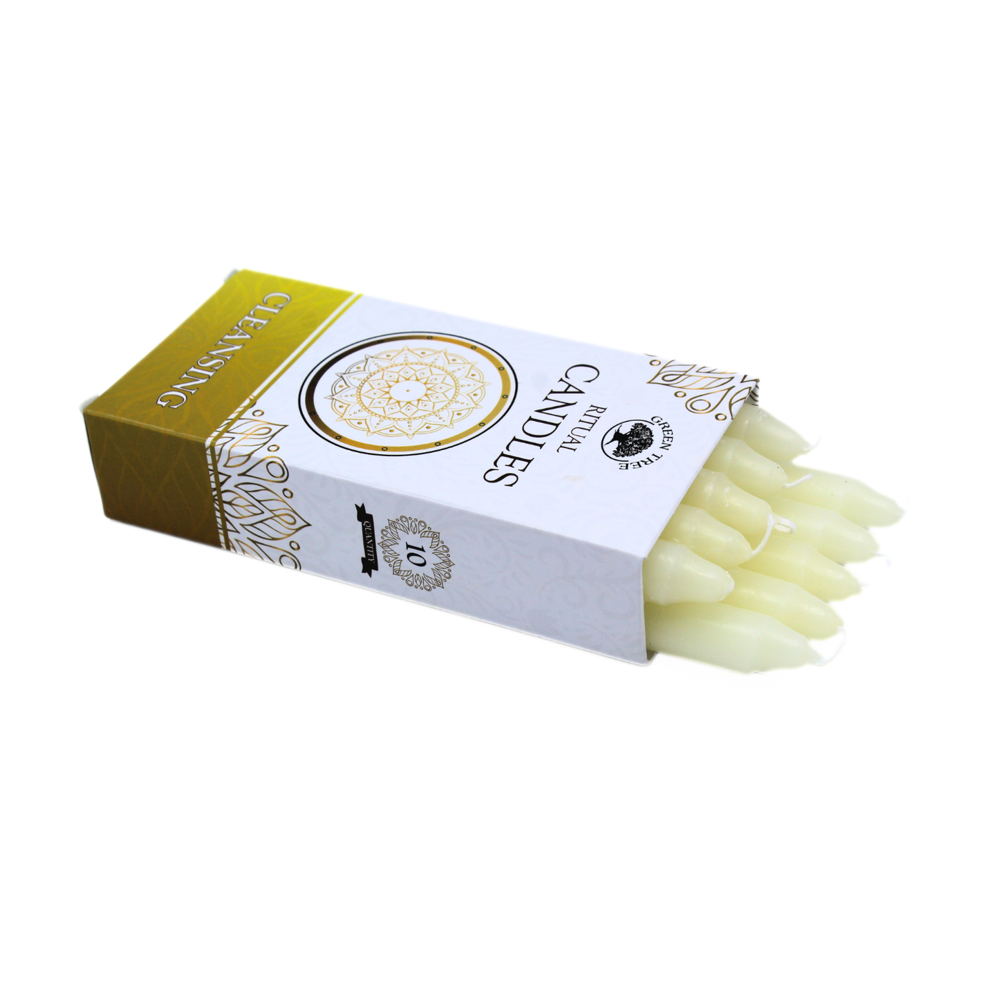 Green Tree Cleansing Ritual Kaarsen – Set van 10