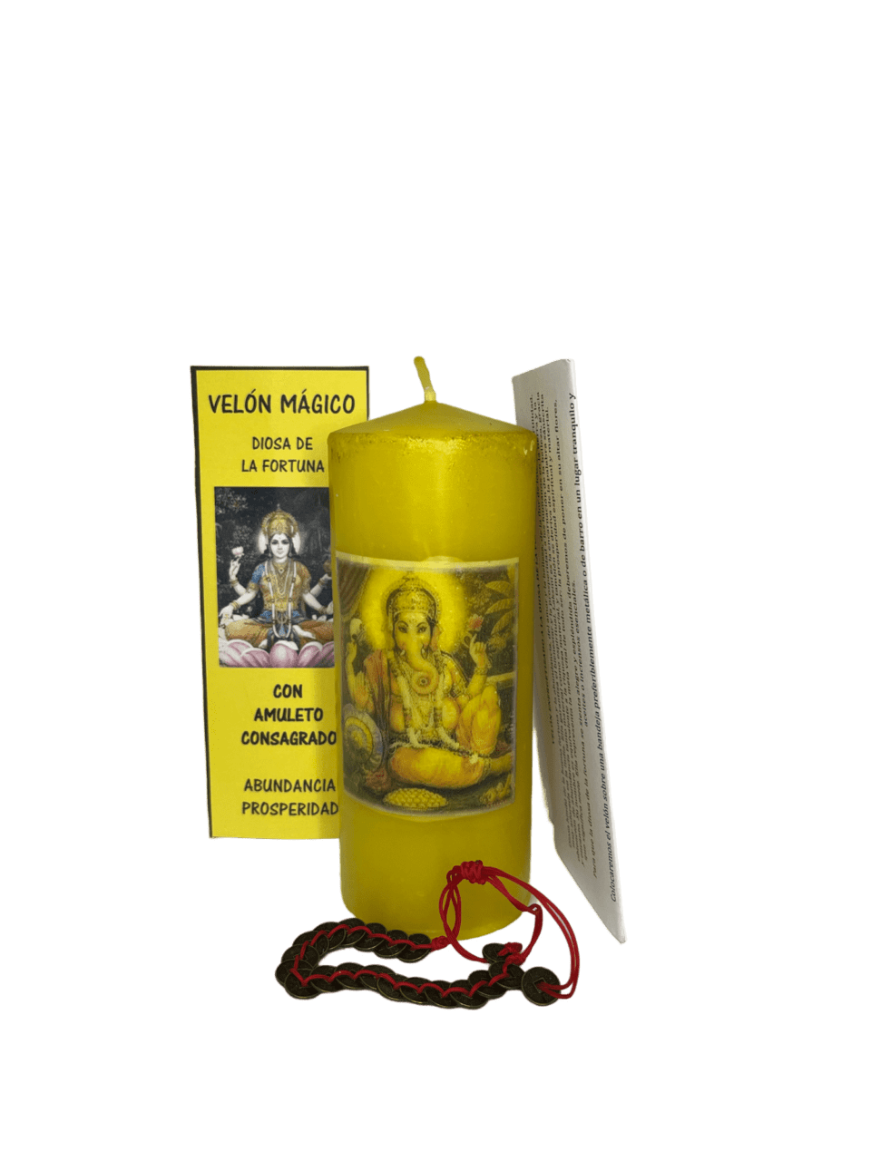 Godin Fortuna Rituele Kaars — Geluk, Overvloed & Voorspoed