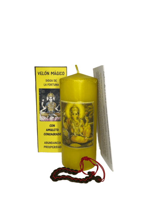Goddess Fortuna Ritual Candle — Luck, Abundance & Prosperity