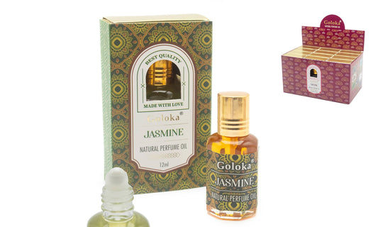 Goloka Jasmine Natural Perfume 12ml – Love, Sensuality & Spiritual Connection