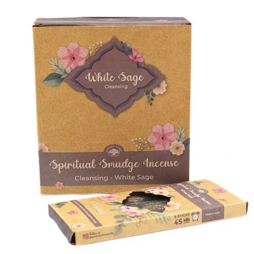 Spiritual Smudge Incense Cleansing White Sage | Green Tree