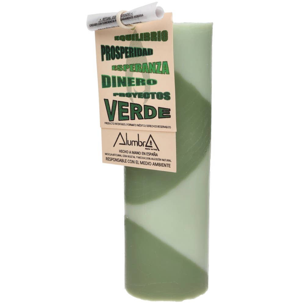 Handgemaakte Soja Kaars - Groen & Welvaart