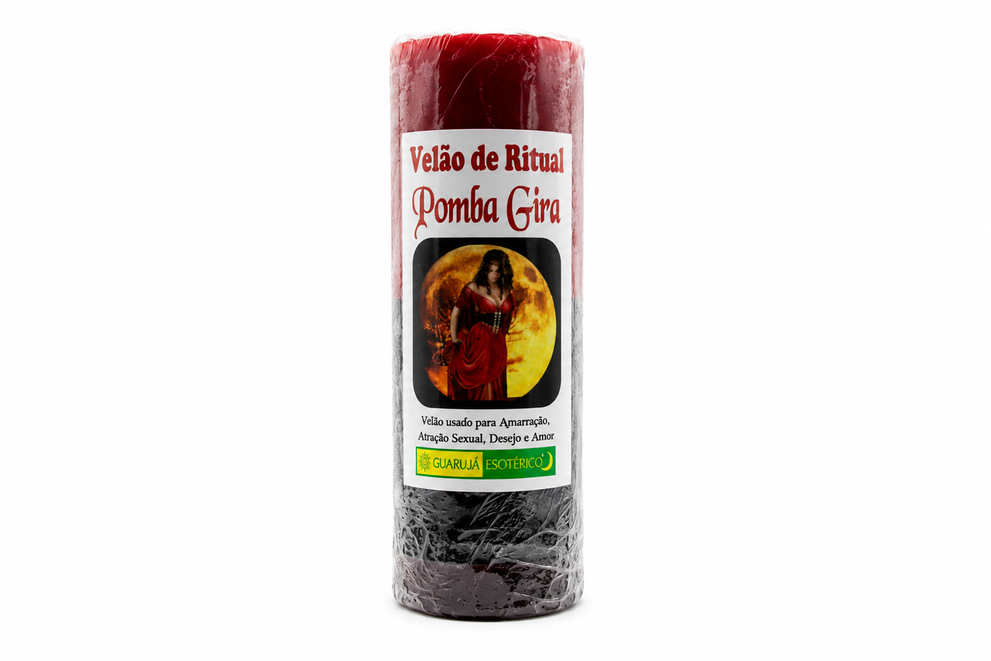 Velão Ritual Pomba Gira – Rituele Kaars voor Liefde, Passie & Vrouwelijke Kracht 17x7cm