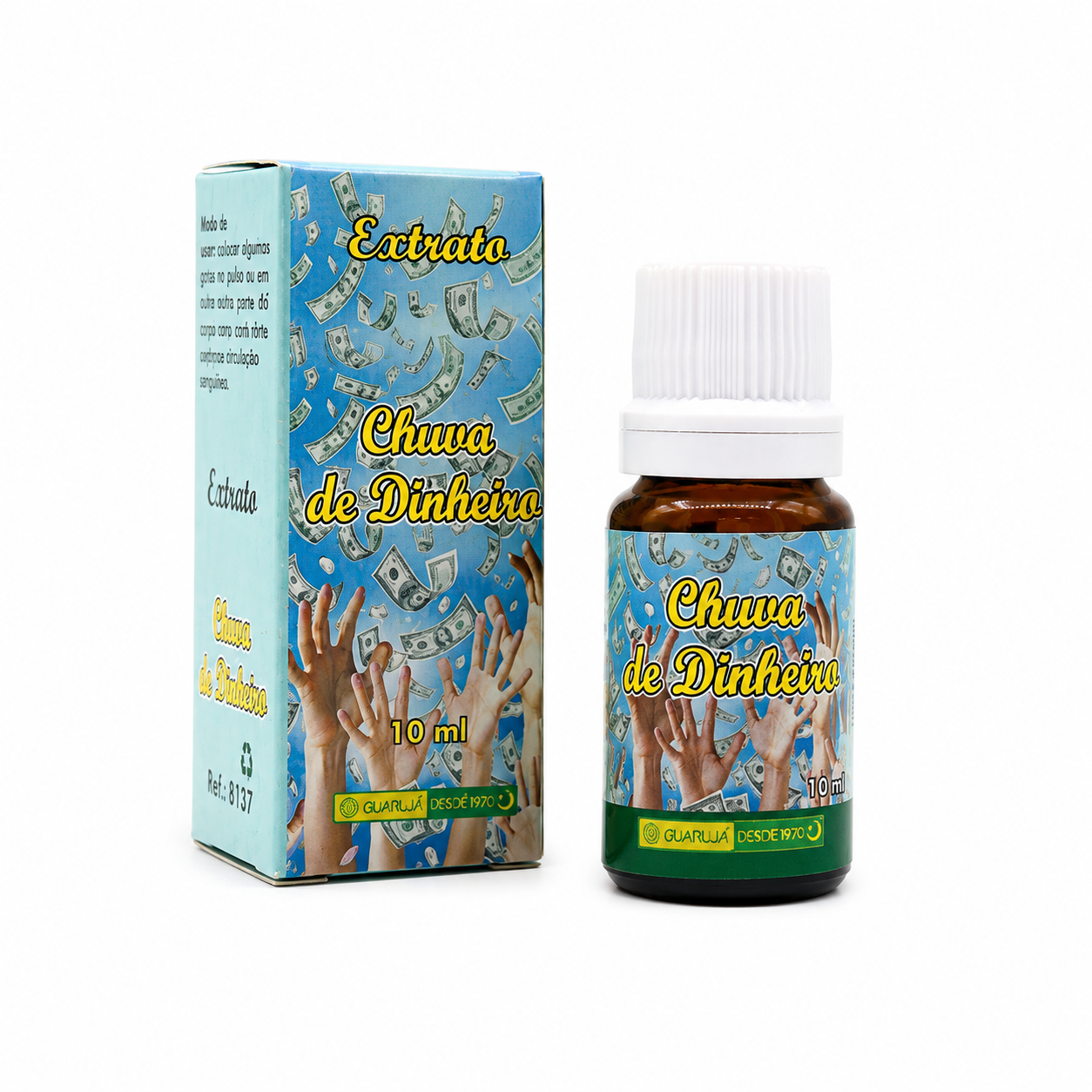 Extrato Chuva de Dinheiro 10ml – Trekt Goede Energie & Financiële Prosperiteit aan