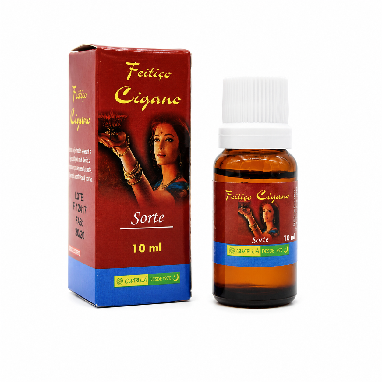 Feitiço Cigano Sorte 10ml – Romani Geluksextract voor Geluk & Positieve Energie