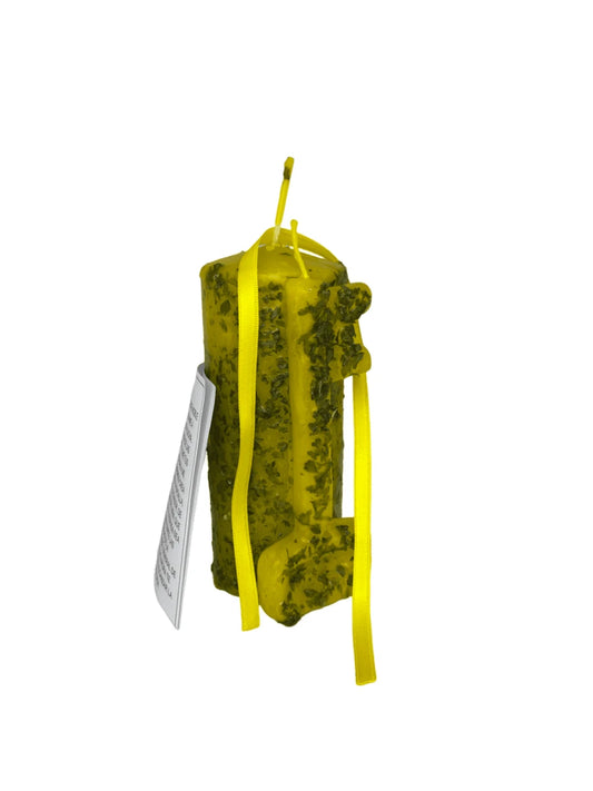 Llave Abrecaminos Dinero Candle – Ritual Herb Candle in Key Shape for Opening Money & Financial Paths