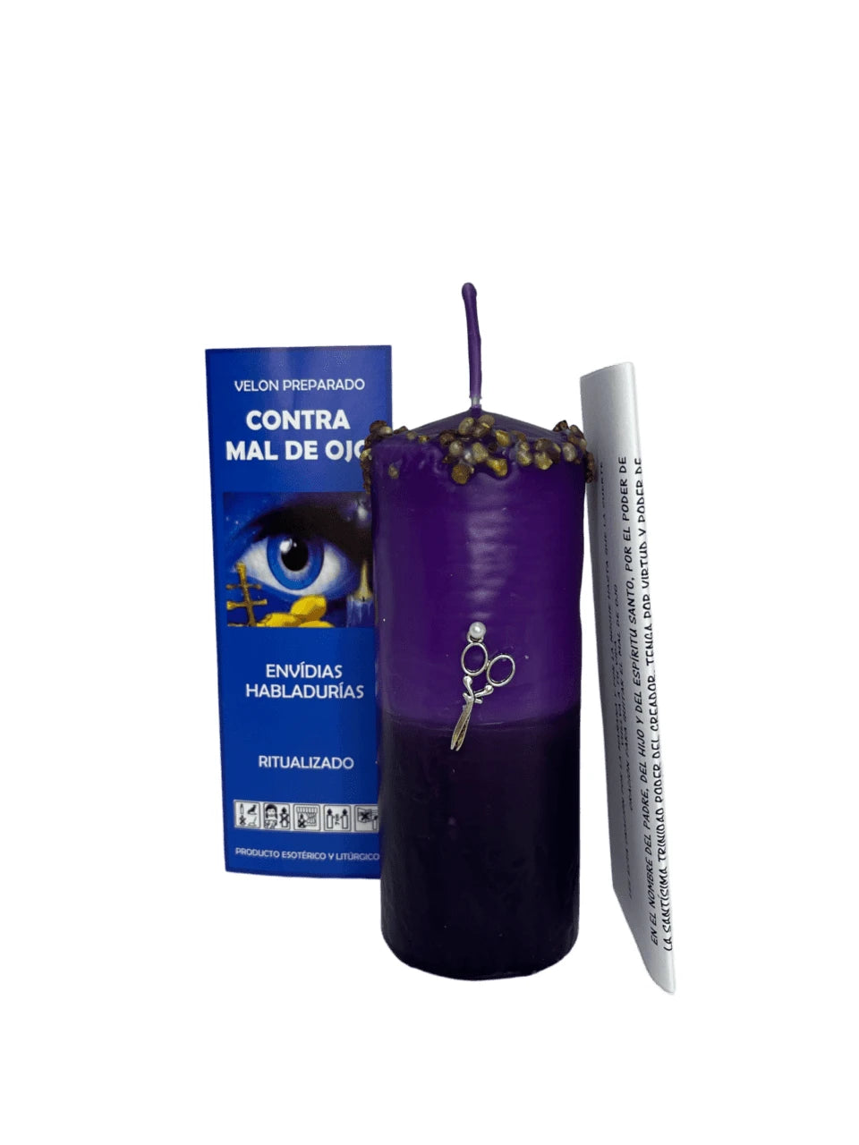 Rituele Kaars Bereid tegen het Boze Oog – Bescherming & Aura Reiniging