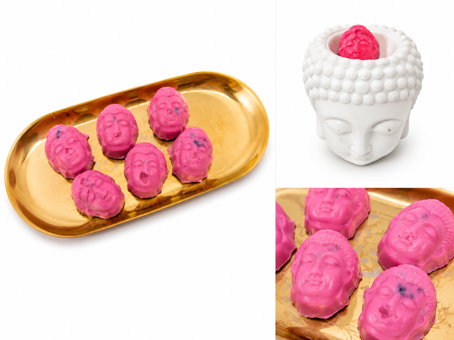 Everybody Loves Me™ Luxe Buddha Hoofd Wax Melts voor Populariteit, Vriendschap & Liefdevolle Aantrekkingskracht