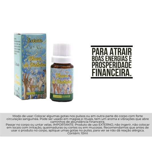 Extrato Chuva de Dinheiro 10ml – Trekt Goede Energie & Financiële Prosperiteit aan