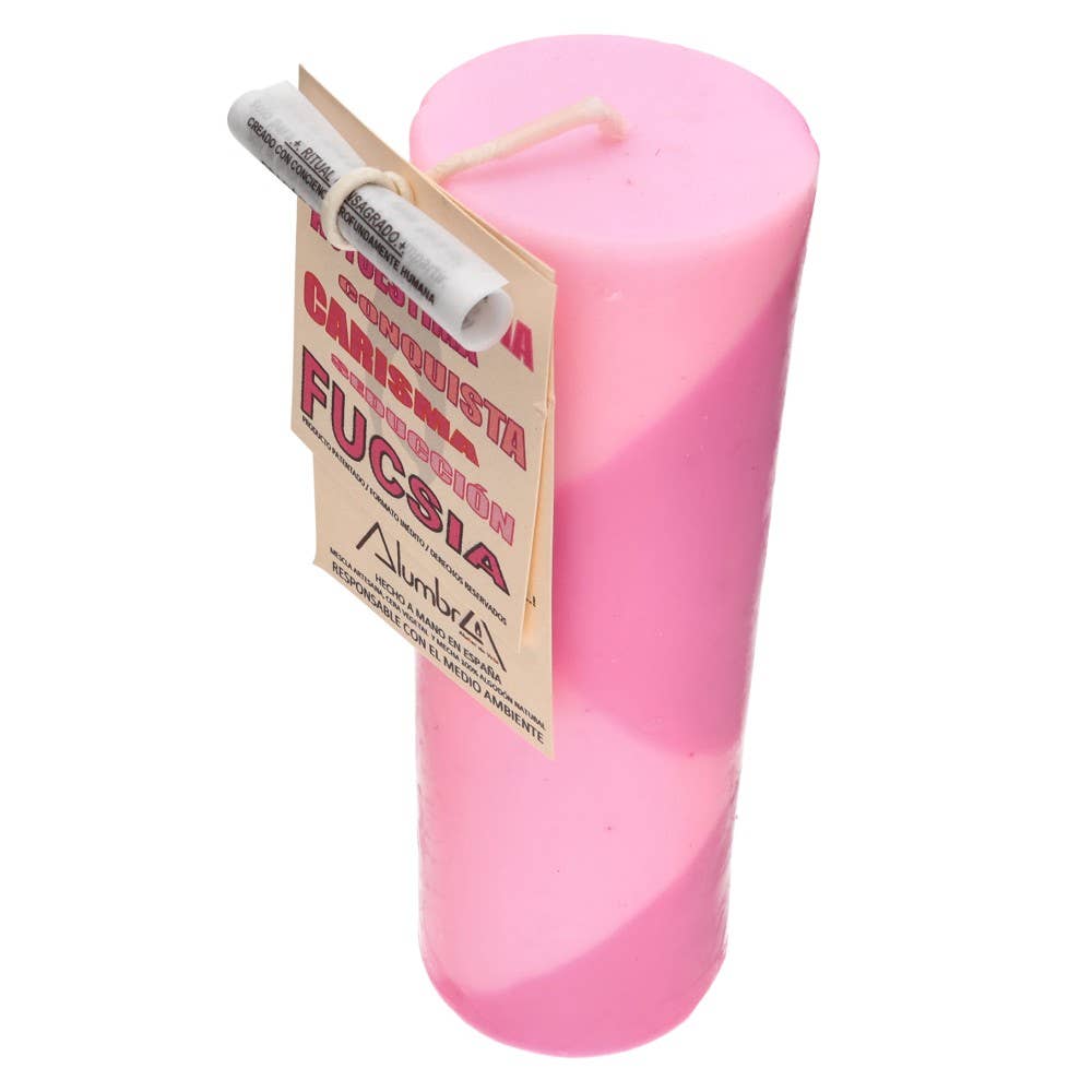 Handgemaakte Soja Kaars - Fuchsia & Verleiding