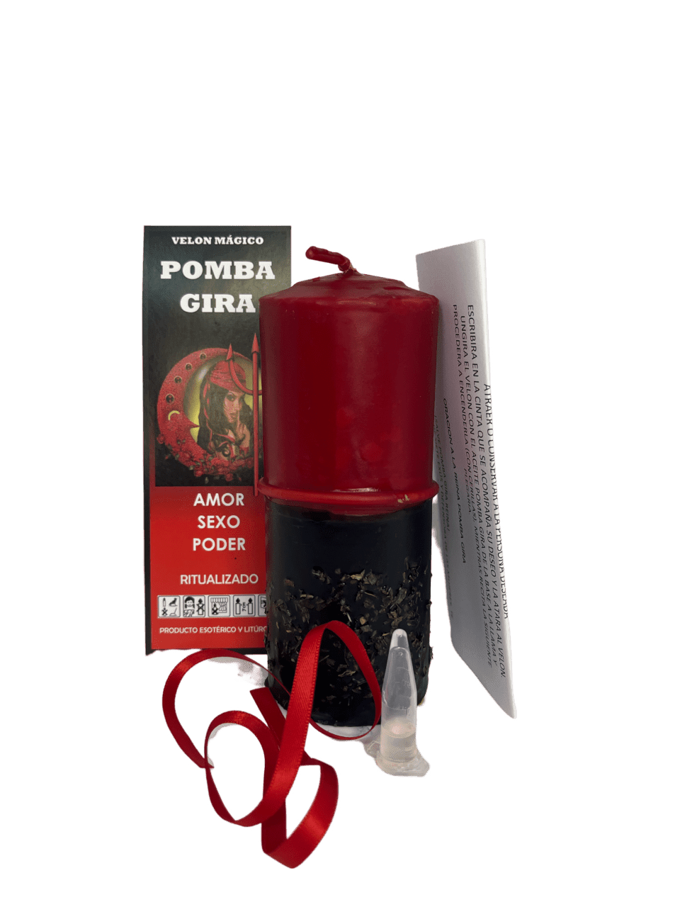 Pomba Gira Rituele Kaars — Liefde, Passie & Vrouwelijke Kracht