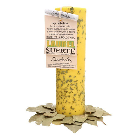 Handmade Bay Leaf Candle — Luck, Success & La Dolce Vita