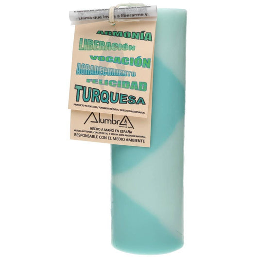Handmade Soy Candle - Turquoise & Happiness