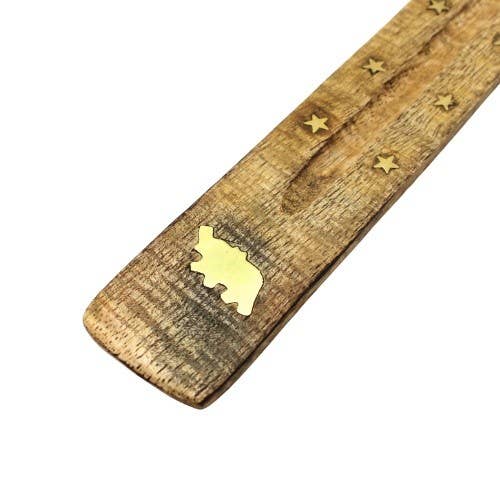 Ashtray Ski Incense Holder with Elephant