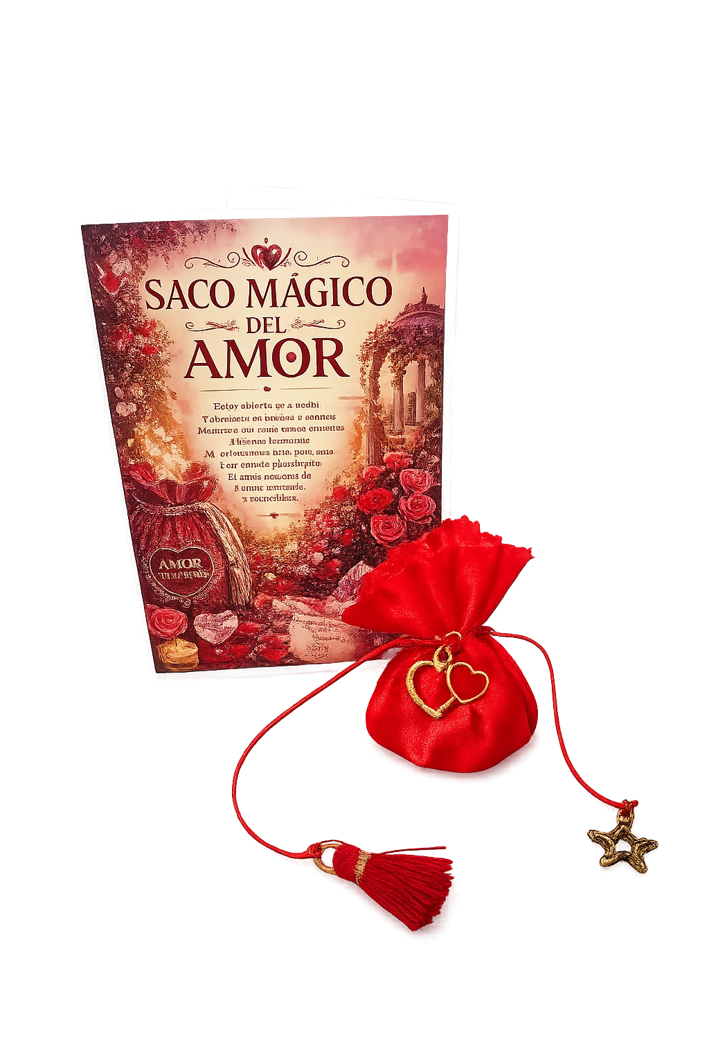 Amuleto Saco Mágico del Amor – Handgemaakte Magic Bag voor Liefde & Aantrekkingskracht