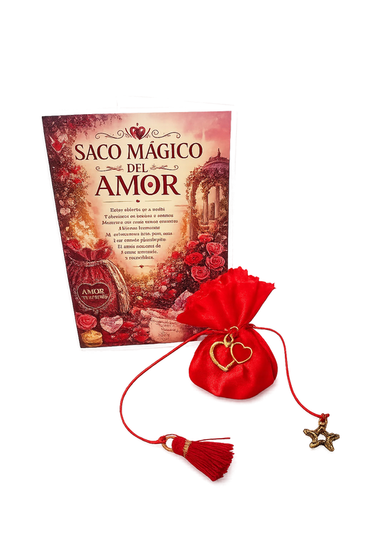 Amuleto Saco Mágico del Amor – Handgemaakte Magic Bag voor Liefde & Aantrekkingskracht