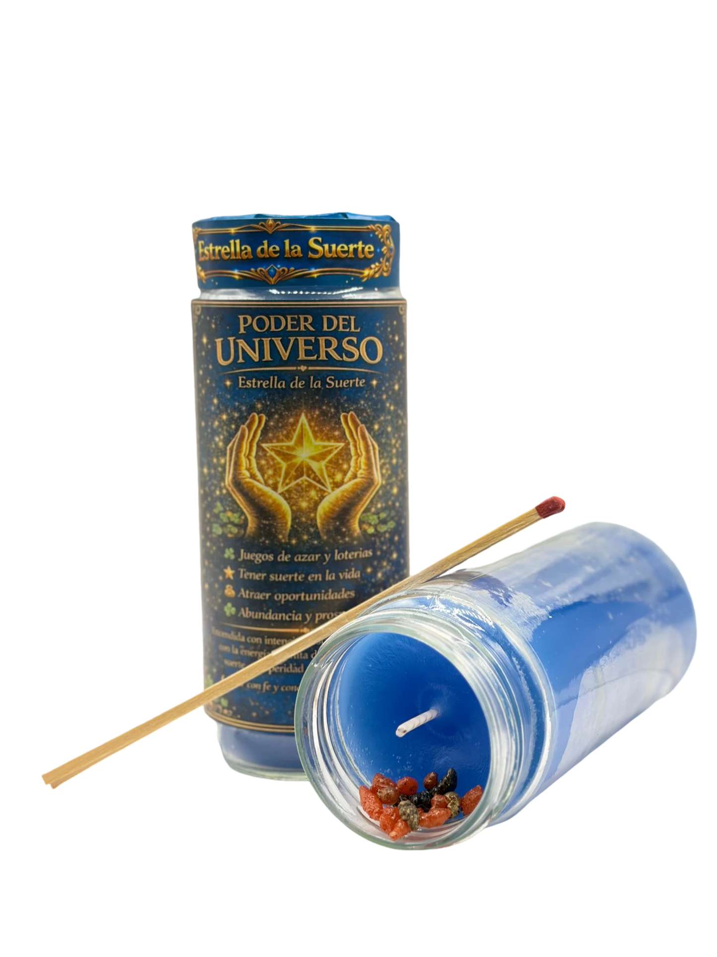 Rituele Kaars Ster van het Geluk – Kracht van het Universum | Fortuin & Kansen