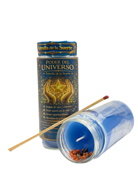 Ritual Candle Star of Luck – Power of the Universe | Fortune & Opportunities
